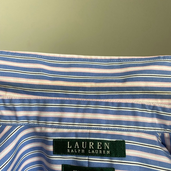 Ralph Lauren striped long sleeve button down shirt - Picture 2 of 4
